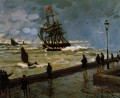 The Jetty of Le Havre in Rough Westher II Claude Monet